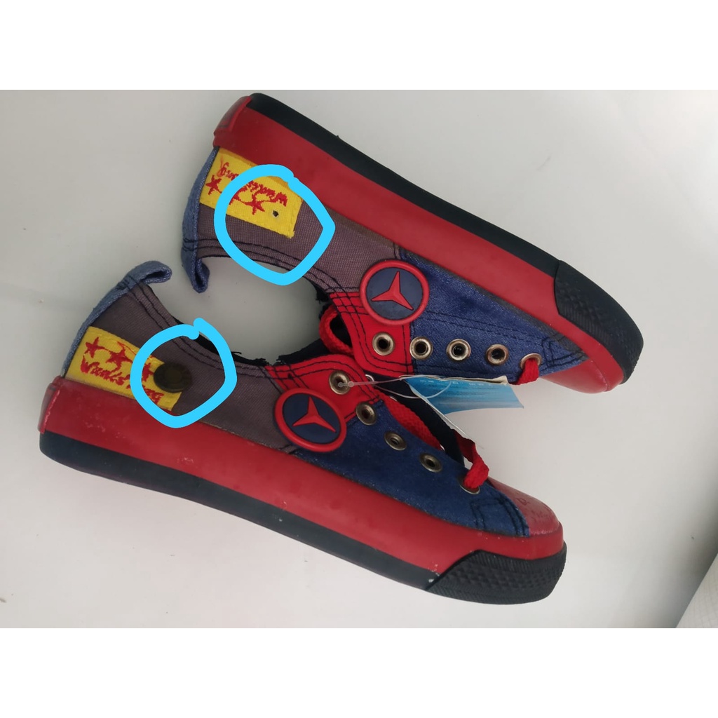 sepatu anak model sneakers Tali Merah