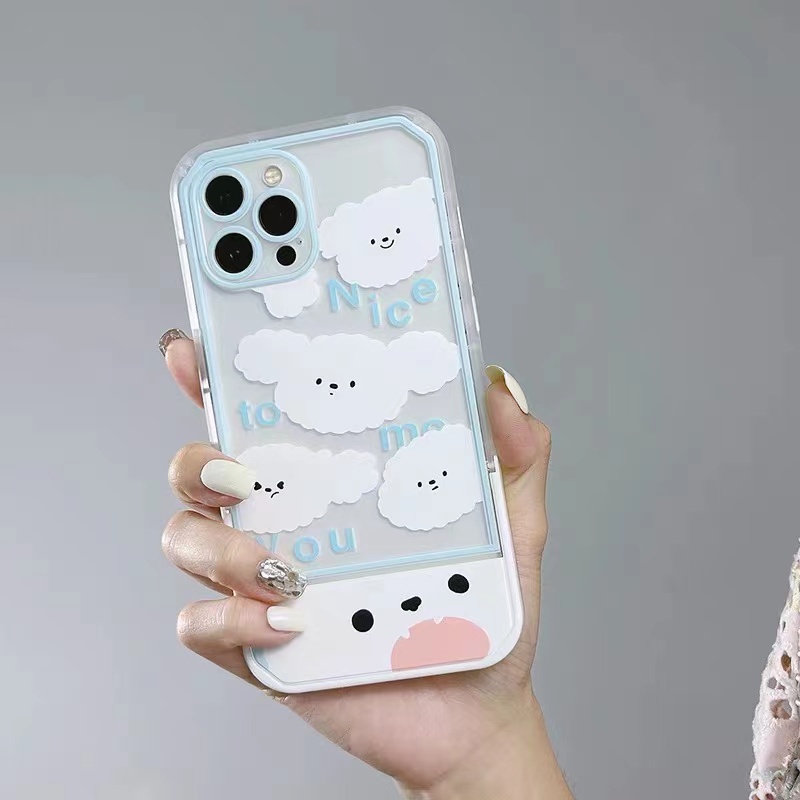 Soft Case Silikon TPU Transparan Untuk iPhone 13 12 11 Pro X XR XS Max SE 2020 6 6S 7 8 Plus