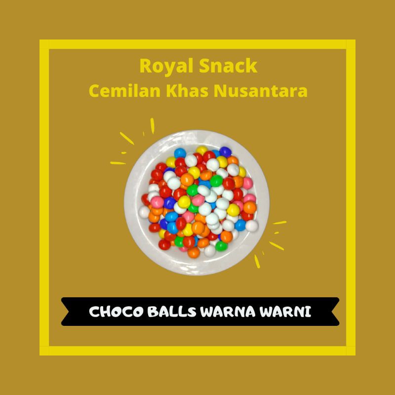 

SERBA 5000 - biskuit coklat bulat warna warni / coklat kiloan / choco balls / cemilan snack coklat