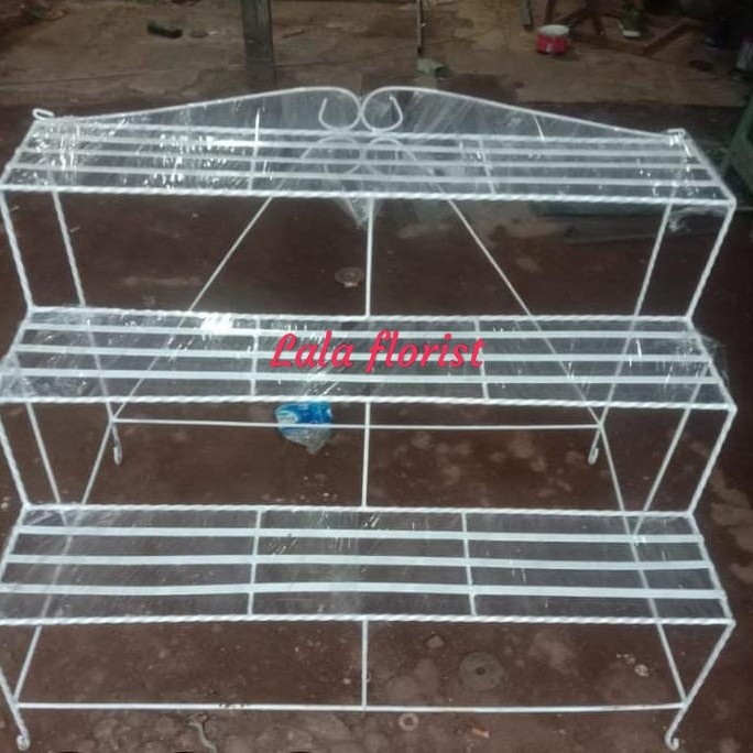 Rak Tanaman - Rak Besi Tanaman Hias Susun 3