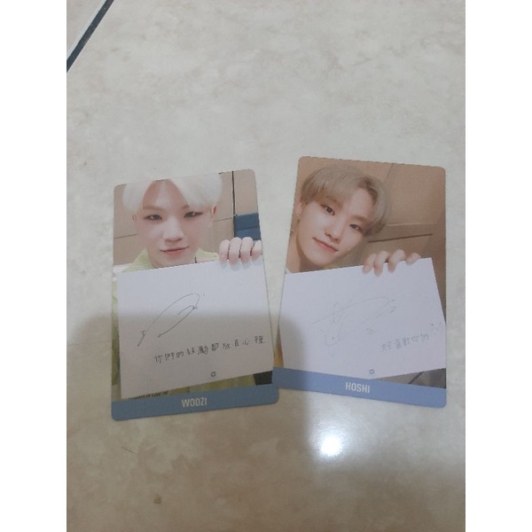 Pc photocard benefit ymmd taiwan hoshi woozi seventeen