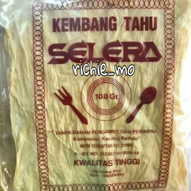 

KEMBANG TAHU KERING MEREK SELERA 100g#99shopeesuperseller