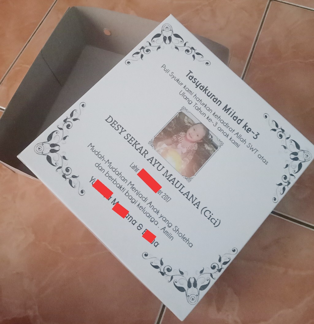 Dus Nasi Custom 20cm X 20cm