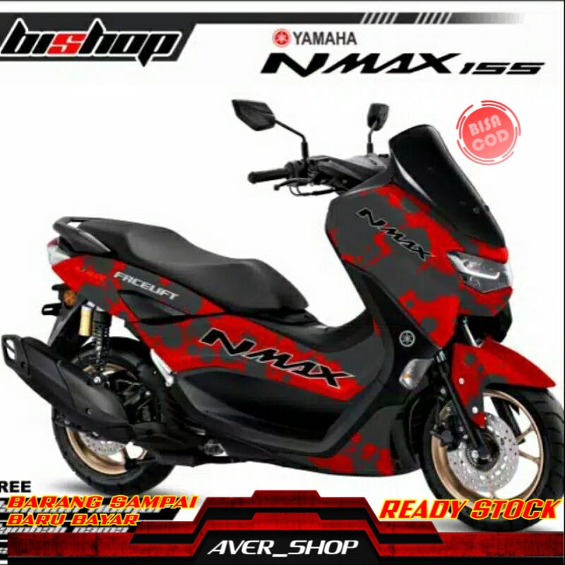 Decal Nmax New 2020 Full Body Striping motor nmax 2020 Sticker motor variasi