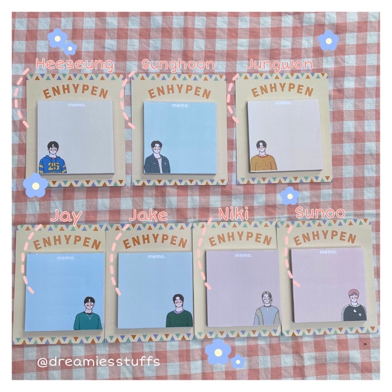 

(Dream) Memopad enhypen by dreamiesstuffs