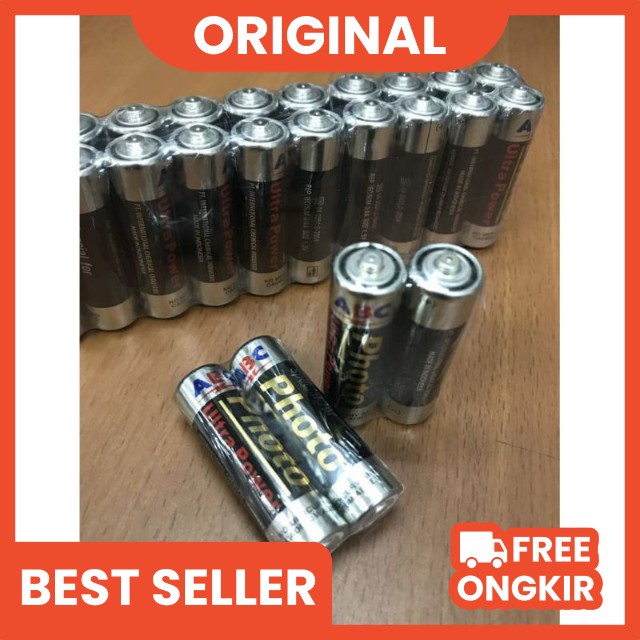 BATERAI ABC PHOTO HARGA TERMURAH GROSIR BATERAI ABC R6 PHOTO 24S - AA HITAM AA