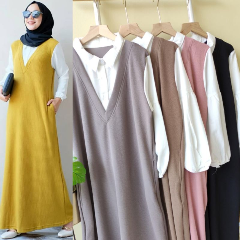 GAMIS JUMBO NYATU PREMIUM RADISYA J&F FASHION ACIDALFASHION AFKA OUTLET FARZOLLA SPASSY HIJAB