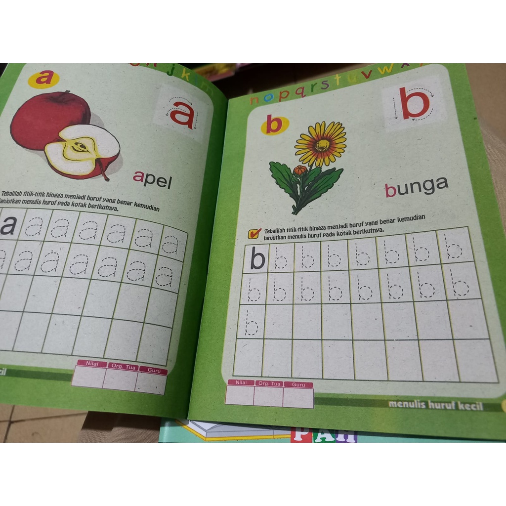 Buku Anak Pintar Menulis Huruf Kecil dan Huruf Besar (FULL COLOR)