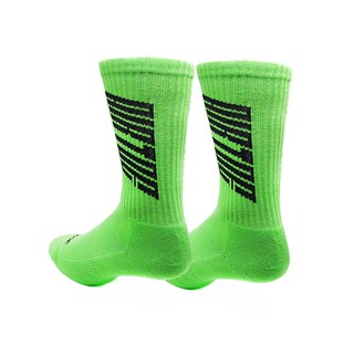 Kaos Kaki Panjang Motif Logo Warna Hijau  Fluorescent Untuk 
