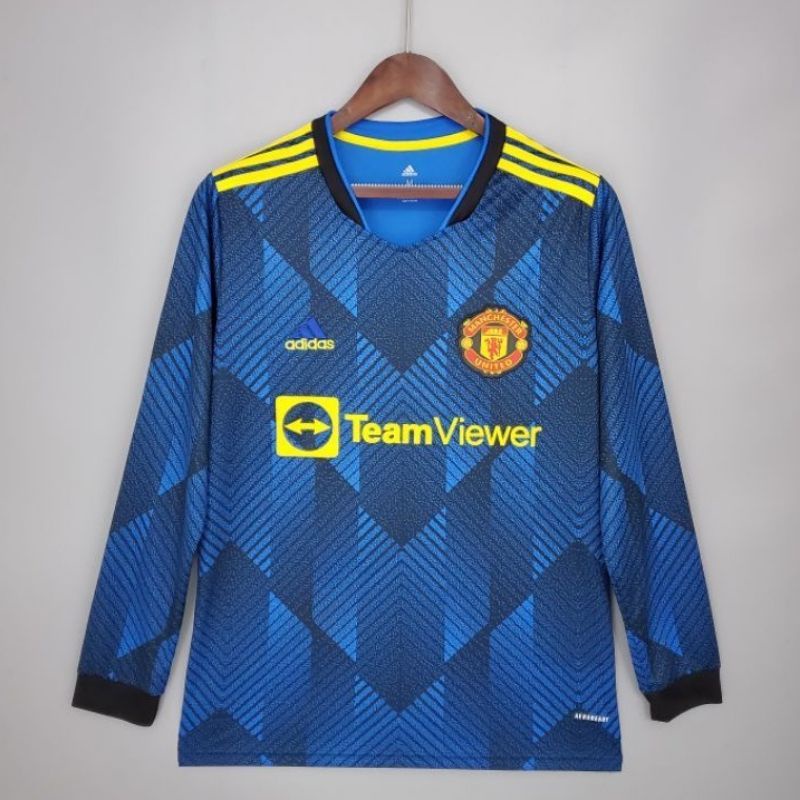 JERSEY MANCHESTER UNITED LENGAN PANJANG 3RD THIRD 2021 2022 LS GRADE ORI