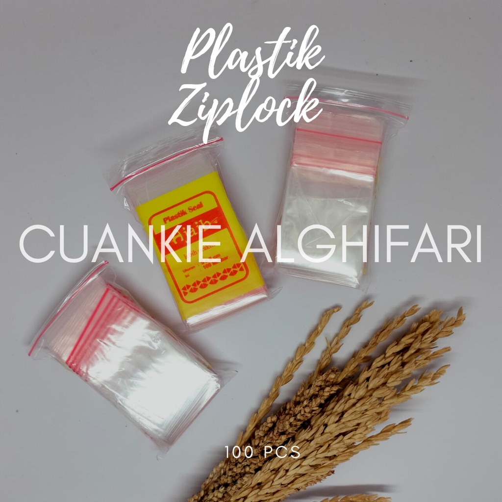 plastik ziplock 100 lbr 5*8