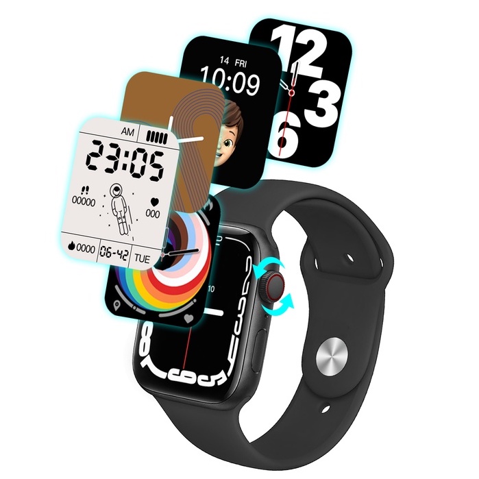 Topspot SmartWatch IP67 Sport Tahan Air Bluetooth Smart Watch7 Pelacak Kebugaran Gelang Pedometer Heart Rate Pengingat Pesan