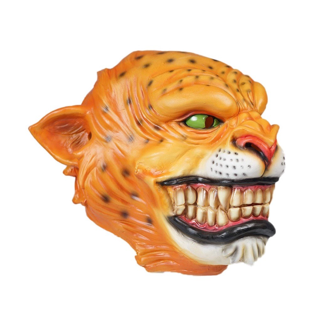 Topeng singa harimau leopard kucing full latex