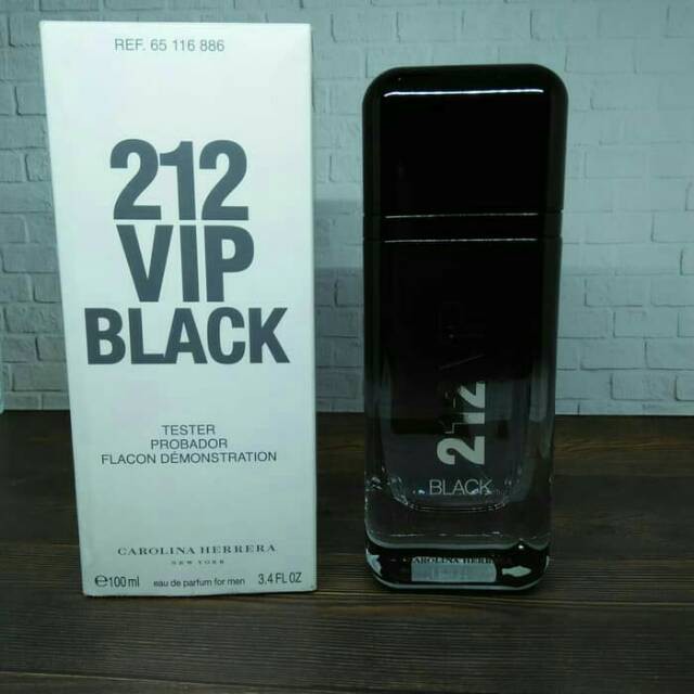 Original Parfum Carolina Herrera 212 VIP Black Man Edp 100 ml (TESTER)