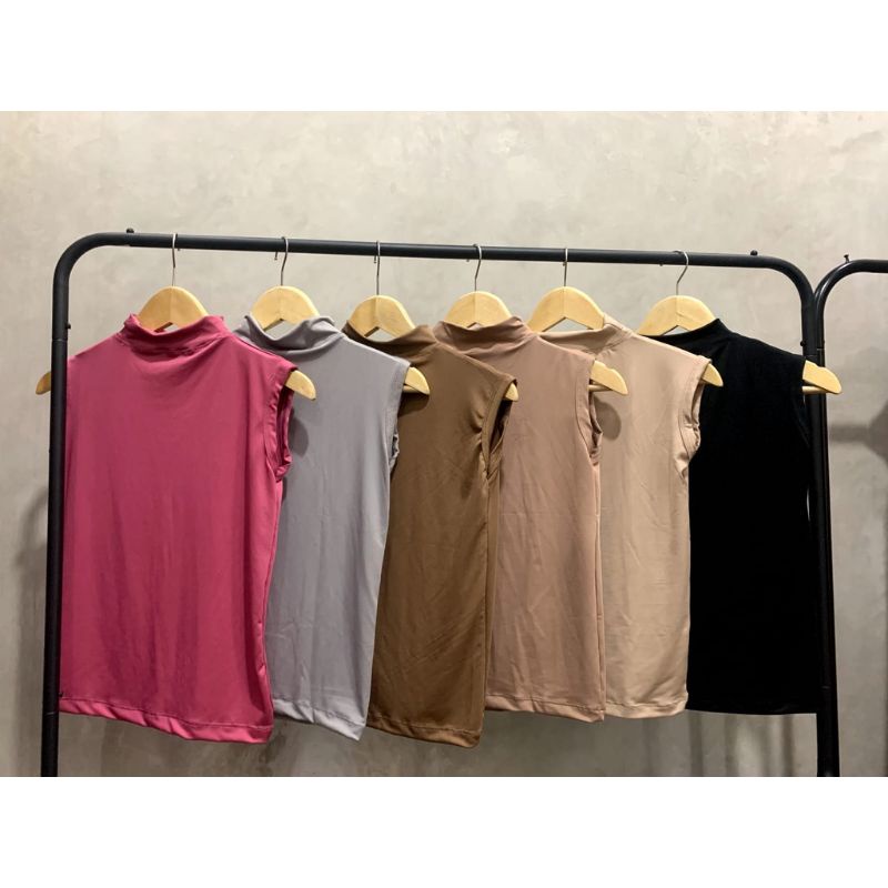 HASTARI MANSET BAJU LEKBONG /oblong dalaman baju wanita turtle neck