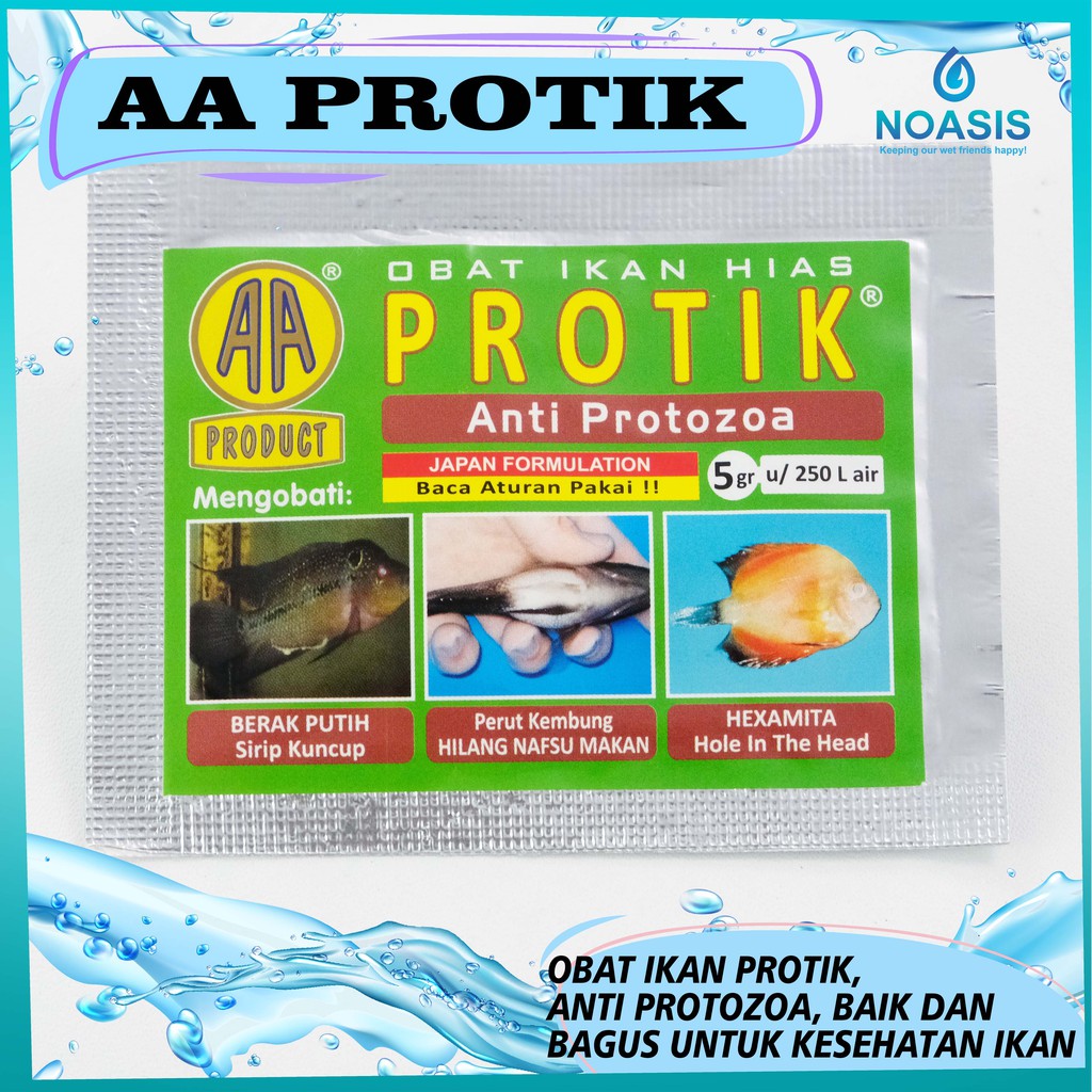 Obat Ikan AA Protik Anti Protozoa : Obat Berak Putih dll