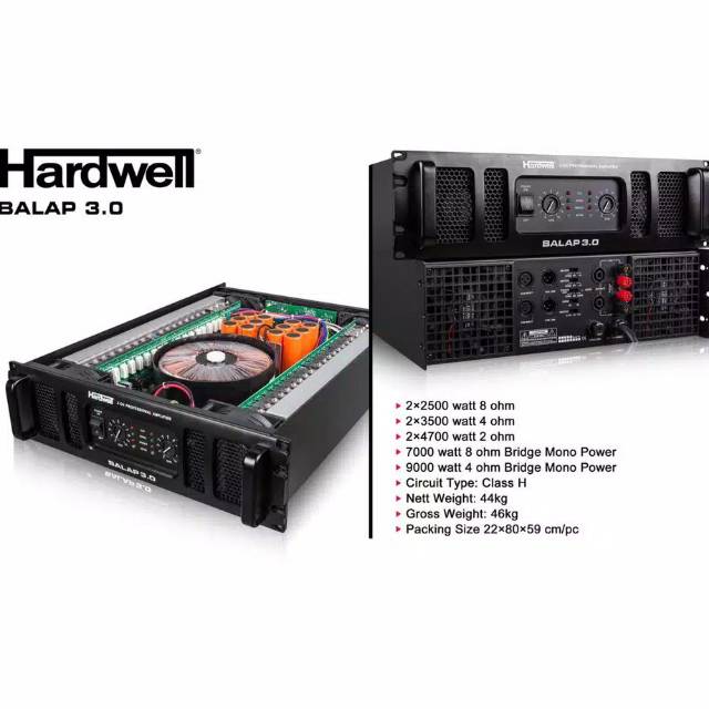 POWER AMPLIFIER HARDWELL BALAP 3.0 ORIGINAL