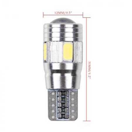 (100% BARANG ORI) Lampu Mobil Headlight LED T10 W5W SMD 5630 2 PCS