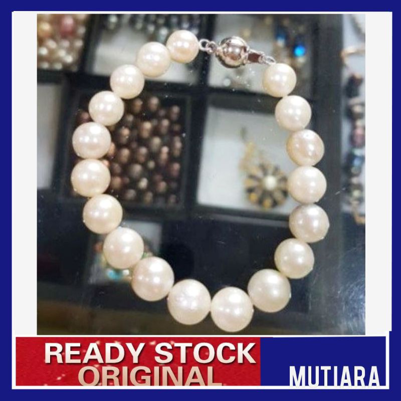 gelang mutiara laut asli perhiasan mutiara air laut lombok asli jewellery pearl gelang mutiara