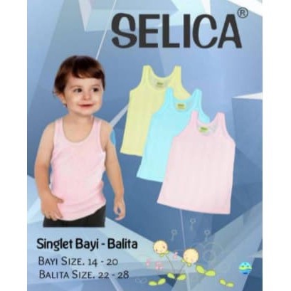 KAOS DALAM / KAOS SINGLET / PAKAIAN DALAM ANAK SELICA 7 TAHUN