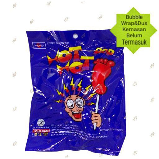 

Hot Hot Pop Lolli Kaki 5gr - Zak Isi 25 Pcs