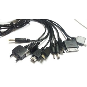 Kabel Data Cumi 10 In 1 - Micro Mini USB Nokia Samsung Jadul Charger Multi Function Charging
