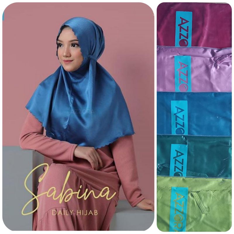SABINA DAILY by AZZORA / Hijab Instan / Hijab Daily/ Hijab Tali