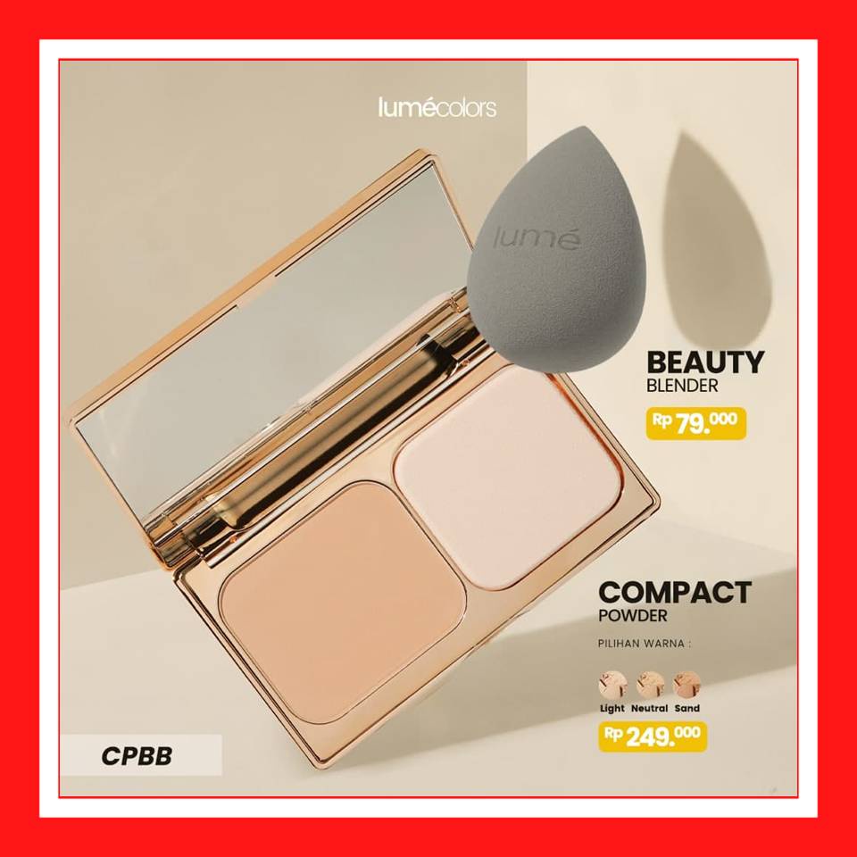 PAKET BUNDLING LUMECOLORS FOUNDATION COMPACT POWDER LOOSE POWDER LENGKAP AWET HINGGA 16 JAM NATURAL 