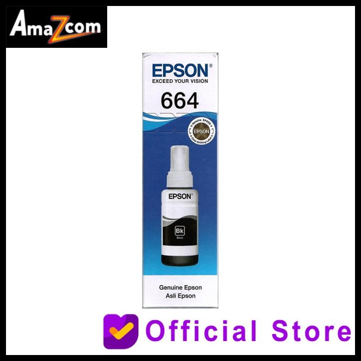 Tinta Epson 664 Original Hitam L100/L110/L120/L200/L220/L310/L360