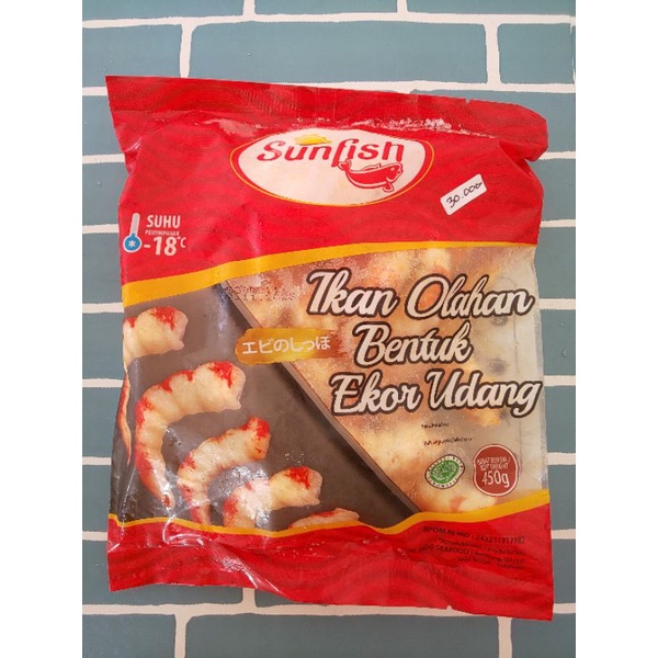 Jual Frozen Food Sunfish Ikan Olahan Bentuk Ekor Udang Gr Shopee