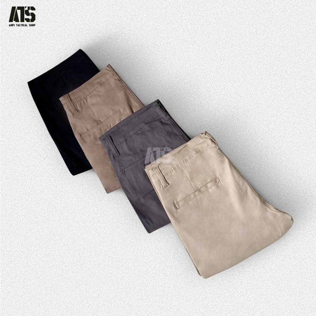 R2P - CELANA PANJANG CHINOS PRIA | Chinos Pants Regular Fit Bahan Katun Twill Premium