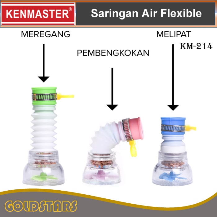 Saringan Air Flexible Kenmaster Filter Kran Air - Penyaring Air KM-214