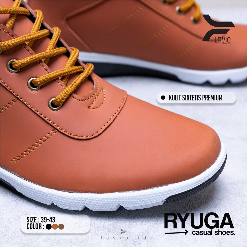 Sepatu Casual Pria Keren Original Lavio Ryuga Cowok Kasual