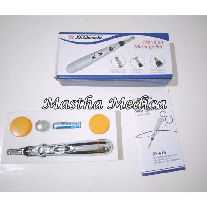 Massager Pen W - 912 Laser Terapi Laser Akupuntur Meridian Energy Pen produk original