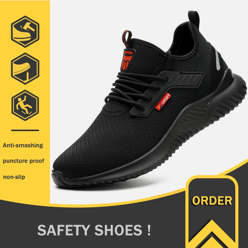  Sepatu  safety Pria  dan wanita safety shoes import  