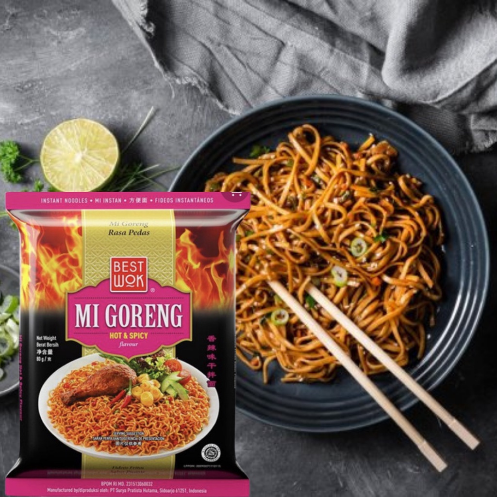 

Mie Goreng Kekinian Best Wok Hot & Spicy Pedas Bestseller Halal VIRAL