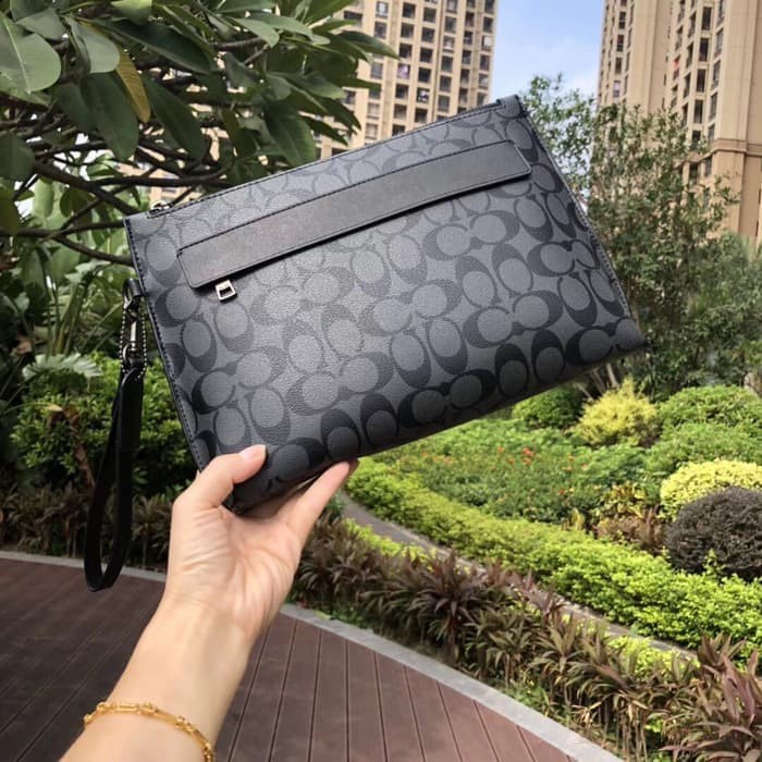 Coach Signature Carryall Handbag Pouch