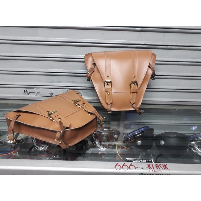 Tas Motor Classic / Side Bag / Cover Aki Motor Custom Japstyle Cb100 Sale