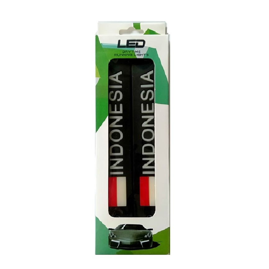 LED Plat Nomor Bendera Indonesia
