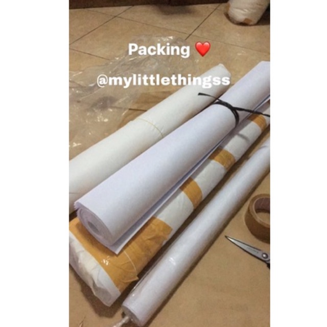 

Kertas pola HVS 79x109cm 10lembar putih bersih bukan kertas buram