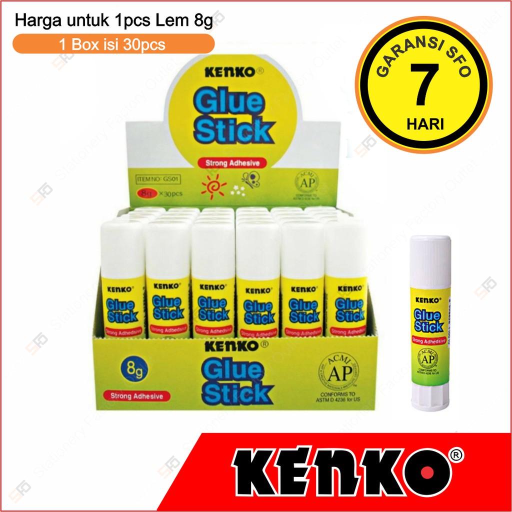 

Lem Kenko Stick 8G - Paper Glue Stik