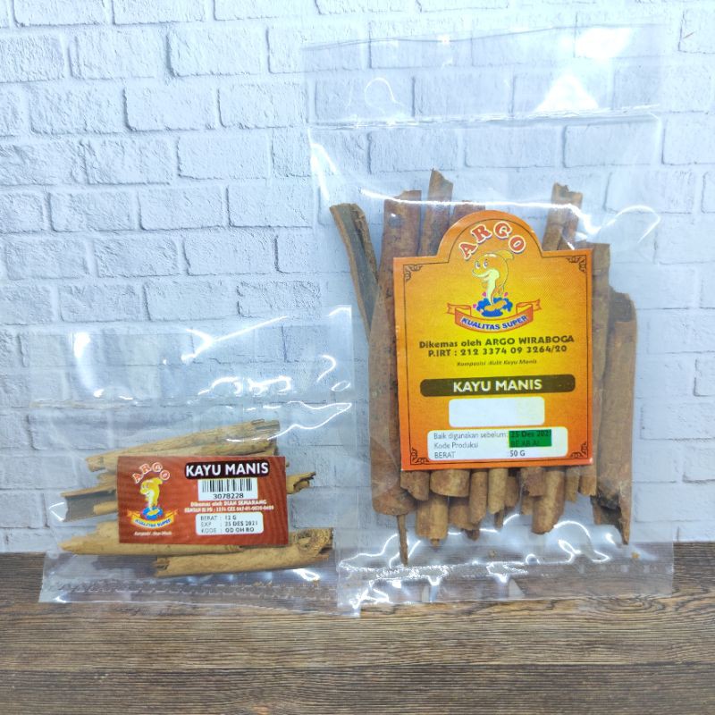 

Kayu Manis Argo 24gr / 50gr