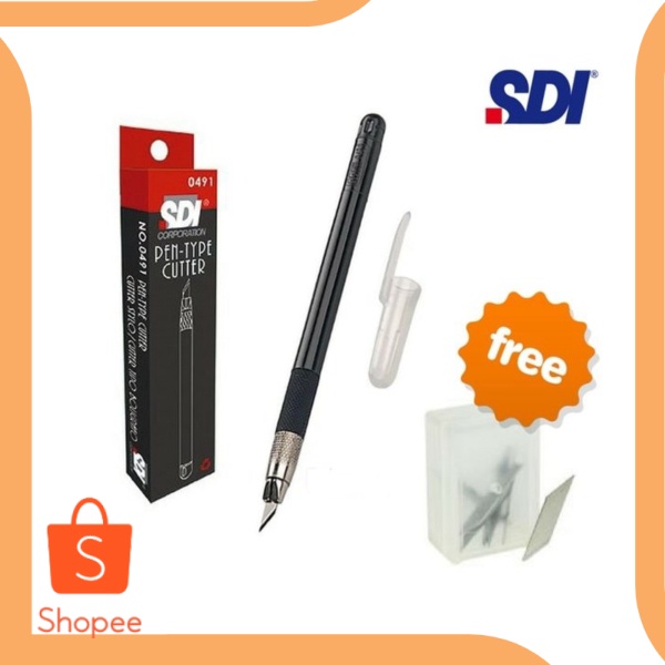 

Pen Cutter SDI 0491 Plus Refill Blade 10pcs tools n parts 6Zept21