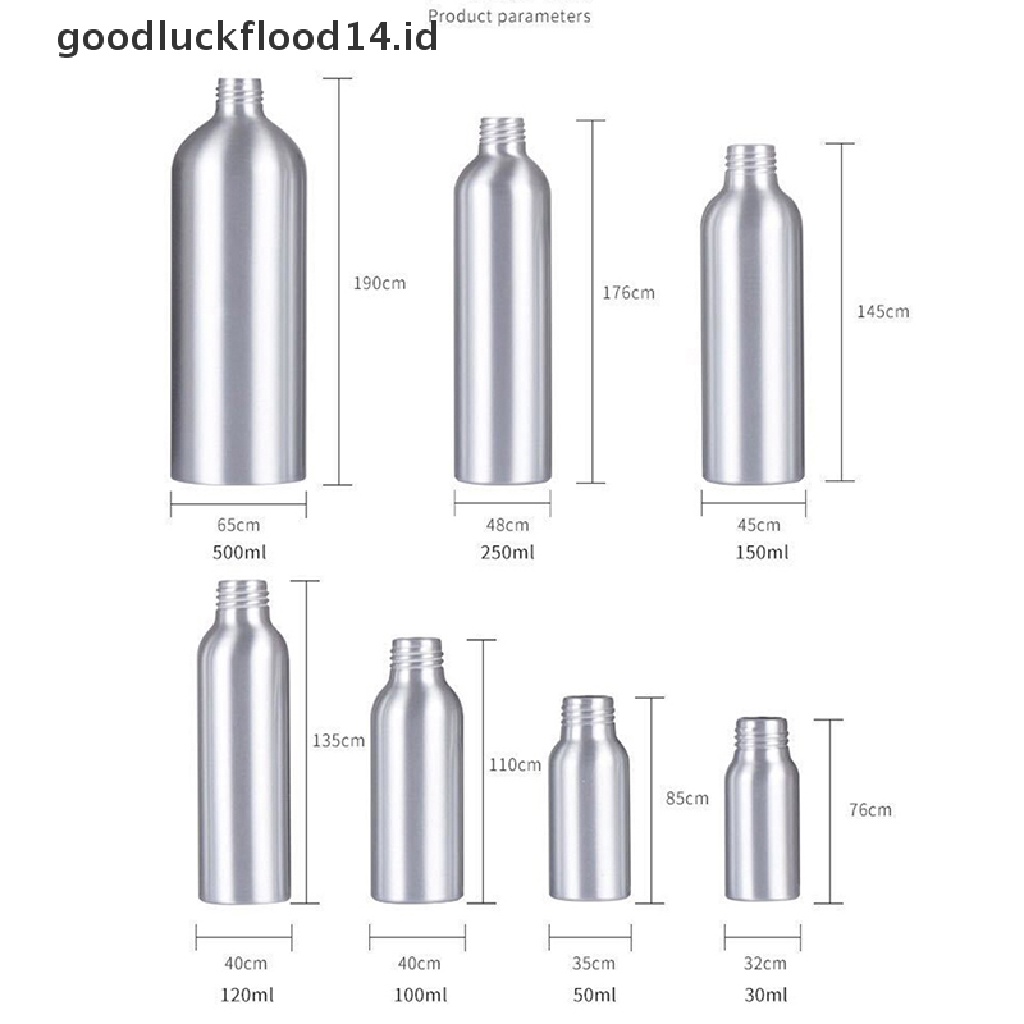 [OOID] 50-500ML Aluminum Bottle Empty Spray Bottles Pump Sprayer Fine Mist Spray ID