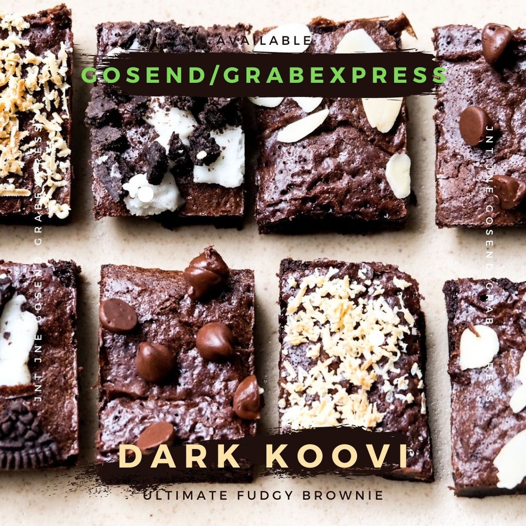 

Ultimate Fudgy Brownies by Dark Koovi (cocok untuk hampers)