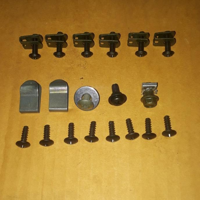 Baut Mur Pengencang Baut Batok Pala Supra X 125 Plus Karet Body