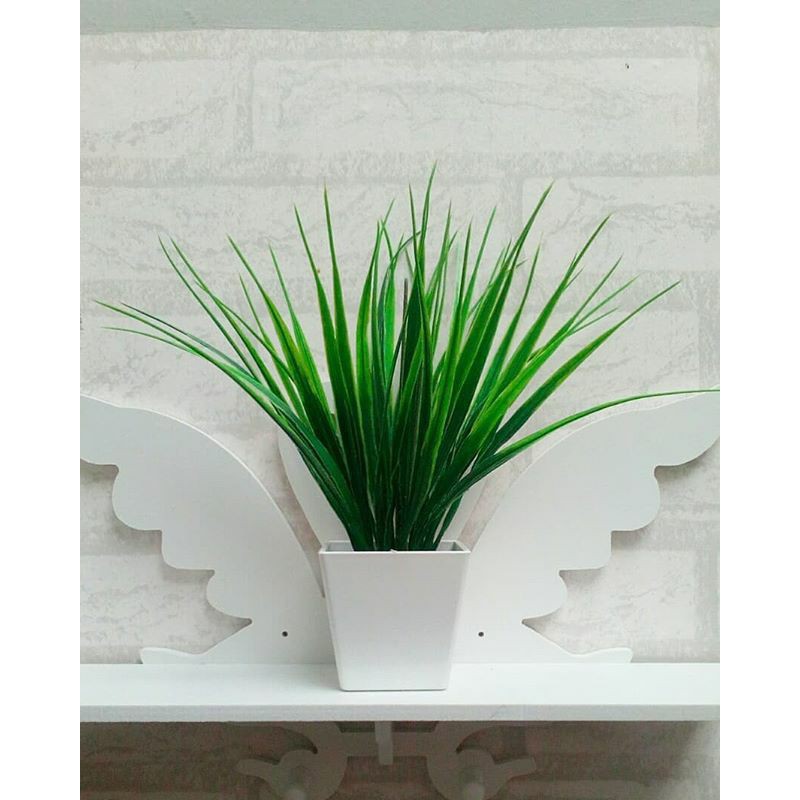 MOGYMOGY PT24 Pot Tanaman Hias Bunga Hias Plastik Ornamen Pot Bongsai Artificial Flower Decoration