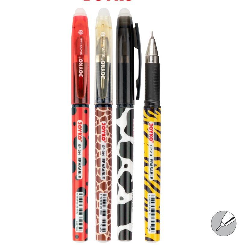 

Kekinian - Erasable Pulpen Dihapus Joyko GP-294 ShoVanna Gel 0.5 mm 1PACK / 12 Pcs ~