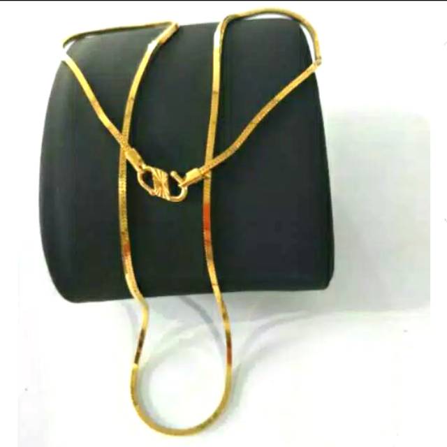 Kalung Emas asli model elegan Square