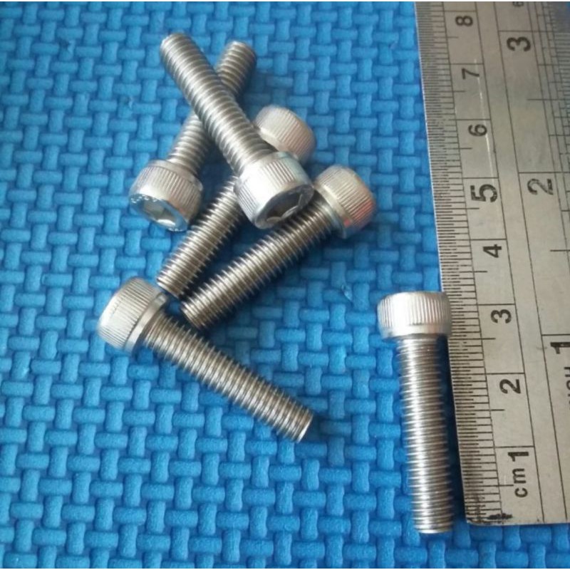 Baut L Stainless baut 10/6mm X 25mm kunci L5